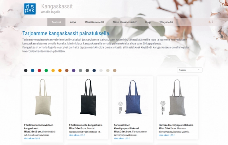 ks koduleht, mitu alamsektsiooni