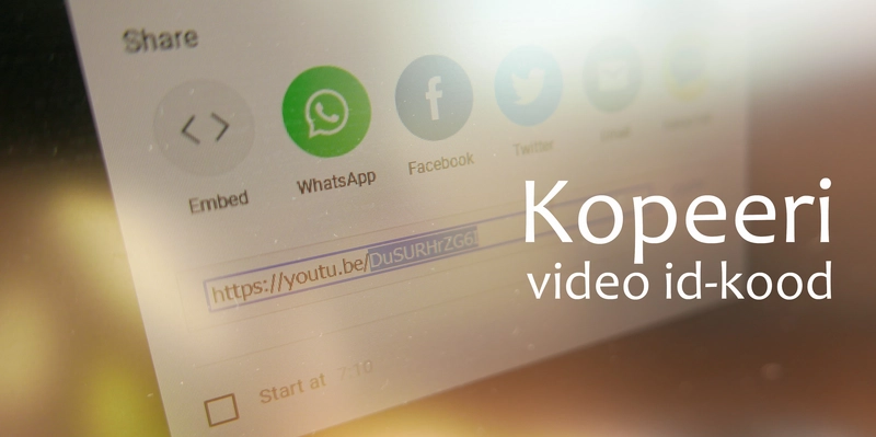 YouTube video n�itamine otse kodulehe sisus - 2022 juhend