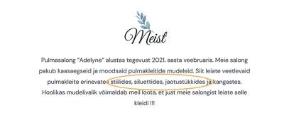 Ilusa eesti keele kiituseks, veebilehe h�vanguks