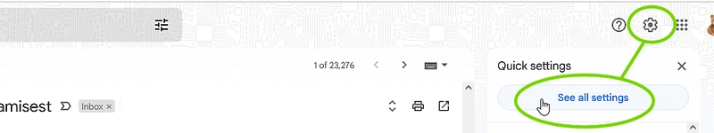 Seadista Gmailist kirjade v�ljasaatmine