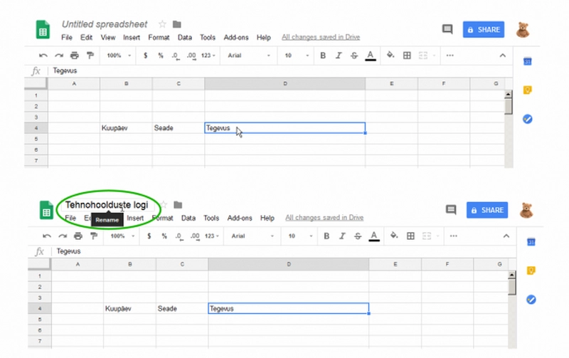 Google Docs - k�ep�rane abimees
