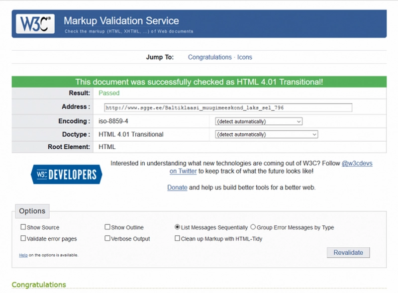 ks kontsern, kaks erinevat veebikvaliteeti